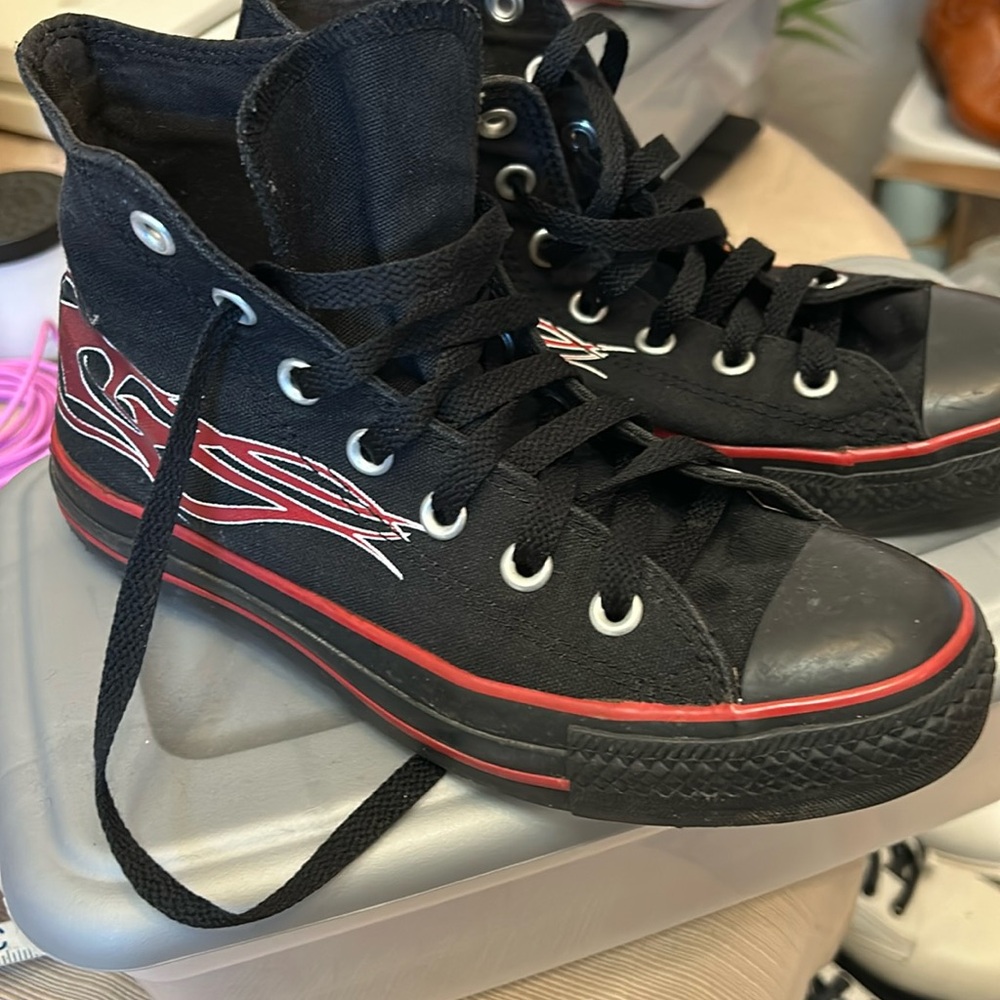 Converse Chuck Taylor, all-star flames vintage